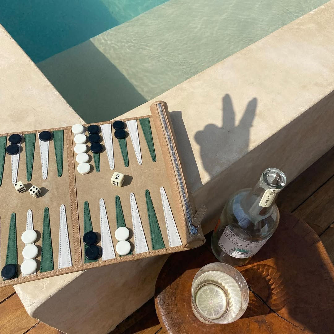 Giumoèl magnetic backgammon set